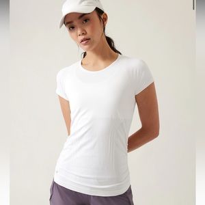 White Athleta Tee